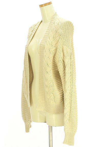 クリックで大画像表示 Stola.(ストラ)の古着「ケーブルニットカーディガン(カーディガン・ボレロ)」大画像3へ