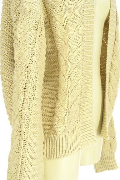 クリックで大画像表示 Stola.(ストラ)の古着「ケーブルニットカーディガン(カーディガン・ボレロ)」大画像5へ