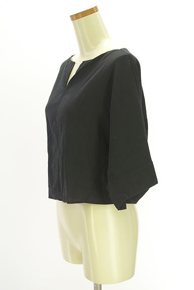 DES PRES（デプレ）の古着「キーネックドルマンショートブラウス（カットソー・プルオーバー）」大画像３へ