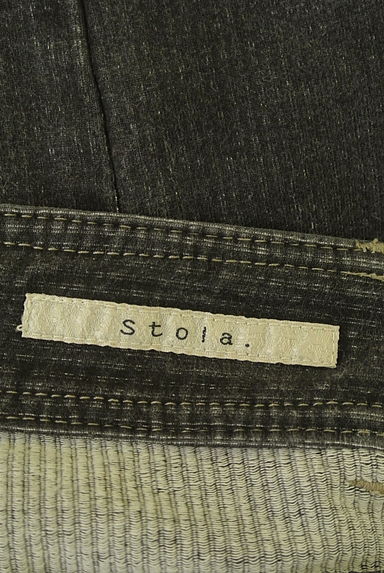 Stola.（ストラ）の古着「ブラックスキニーデニムパンツ（デニムパンツ）」大画像６へ