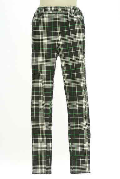 クリックで大画像表示 RODEO CROWNS(ロデオクラウン)の古着「チェック柄スキニーパンツ(パンツ)」大画像1へ