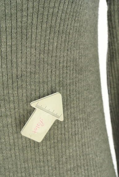 AZUL BY MOUSSY（アズールバイマウジー）の古着「ロングリブニットワンピース（ワンピース・チュニック）」大画像５へ