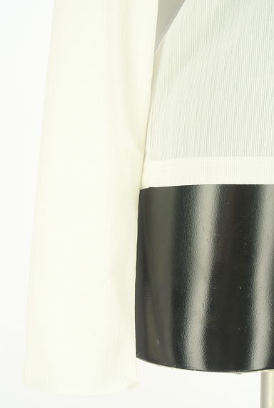 クリックで大画像表示 NATURAL BEAUTY BASIC(ナチュラルビューティベーシック)の古着「ハイネックシアーカットソー(カットソー・プルオーバー)」大画像5へ