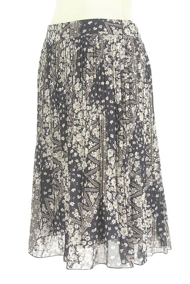 組曲（クミキョク）の古着「膝丈プリーツシフォンスカート（スカート）」大画像３へ