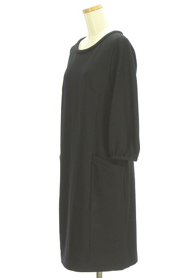 UNTITLED（アンタイトル）の古着「8分袖ウールワンピース（ワンピース・チュニック）」大画像３へ