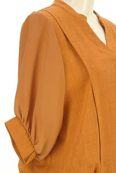 GRAND TABLE（グランターブル）の古着「半袖スキッパーカットソー（カットソー・プルオーバー）」大画像４へ