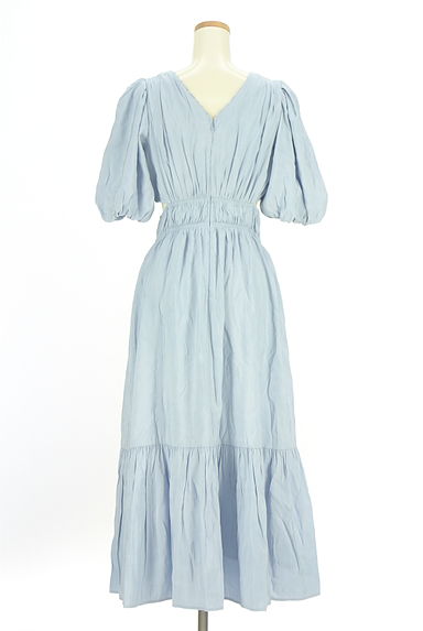 クリックで大画像表示 Her lip to(ハーリップトゥ)の古着「ウエストオープン半袖ワンピース(ワンピース・チュニック)」大画像2へ