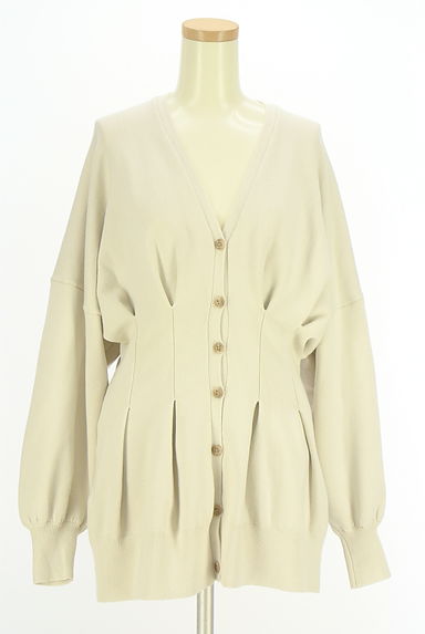 CLANE（クラネ）の古着「ウエストタックニットカーディガン（カーディガン・ボレロ）」大画像１へ