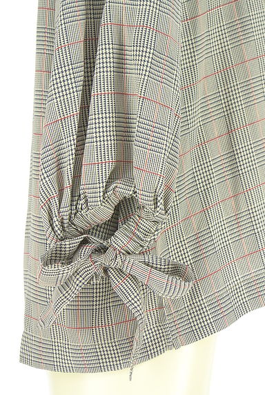 VICKY（ビッキー）の古着「ドロストスリーブチェックブラウス（カットソー・プルオーバー）」大画像５へ