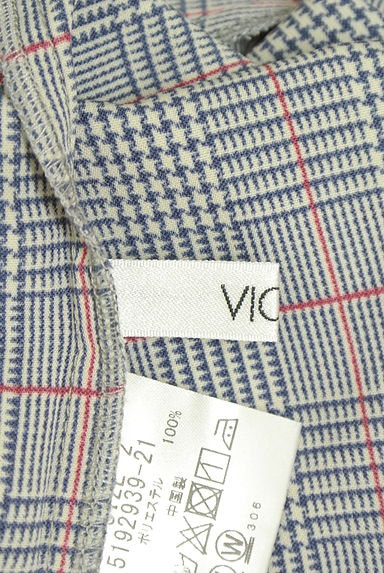 VICKY（ビッキー）の古着「ドロストスリーブチェックブラウス（カットソー・プルオーバー）」大画像６へ