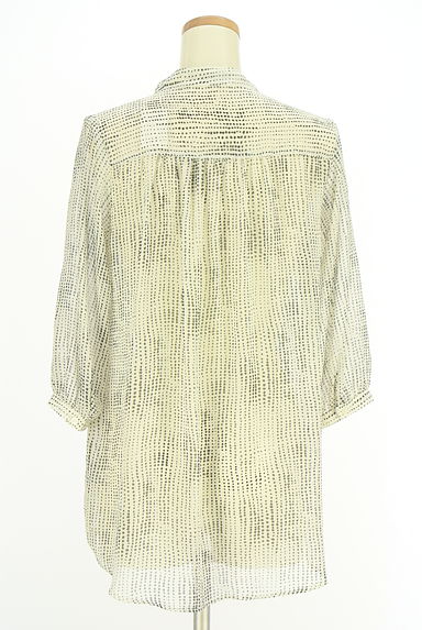 クリックで大画像表示 VICKY(ビッキー)の古着「8分袖ランダムドットシアーブラウス(ブラウス)」大画像2へ