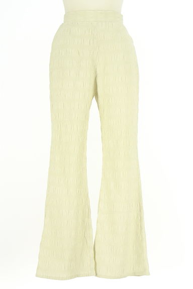 RESEXXY（リゼクシー）の古着「チェック柄シワ加工フレアパンツ（パンツ）」大画像１へ