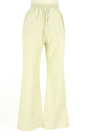 RESEXXY（リゼクシー）の古着「チェック柄シワ加工フレアパンツ（パンツ）」大画像２へ