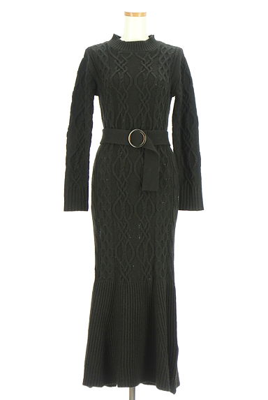 RESEXXY（リゼクシー）の古着「ベルト付きマーメイドニットワンピース（ワンピース・チュニック）」大画像１へ