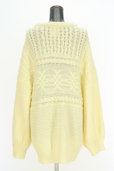 VICKY（ビッキー）の古着「ボリューム袖オーバーサイズニット（セーター）」大画像２へ