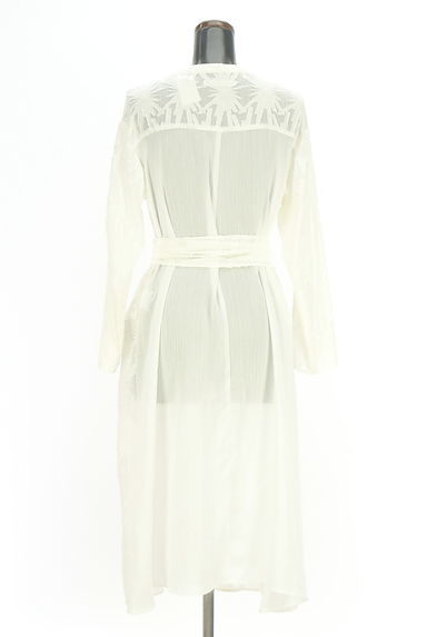 VICKY（ビッキー）の古着「ベルト付きシアーロングカーディガン（カーディガン・ボレロ）」大画像２へ