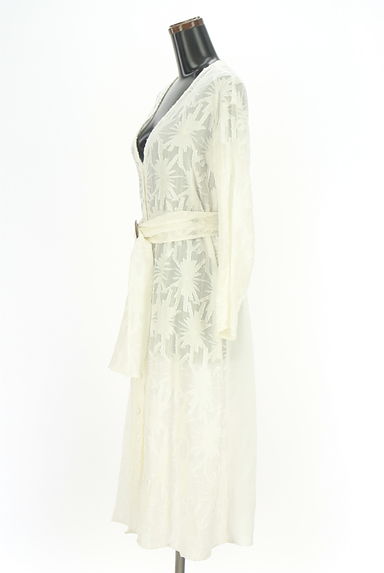 VICKY（ビッキー）の古着「ベルト付きシアーロングカーディガン（カーディガン・ボレロ）」大画像３へ