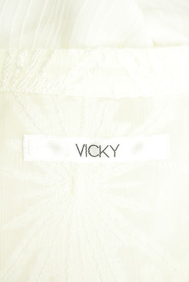 VICKY（ビッキー）の古着「ベルト付きシアーロングカーディガン（カーディガン・ボレロ）」大画像６へ