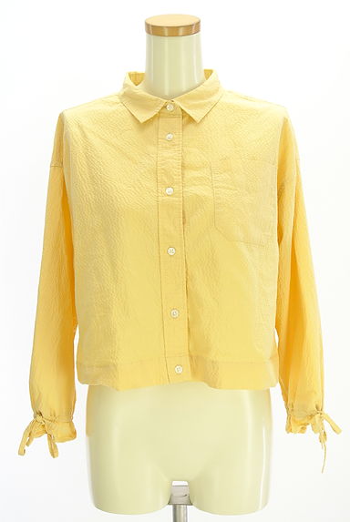 クリックで大画像表示 Samansa Mos2(サマンサモスモス)の古着「サッカーショートブラウス(ブラウス)」大画像1へ