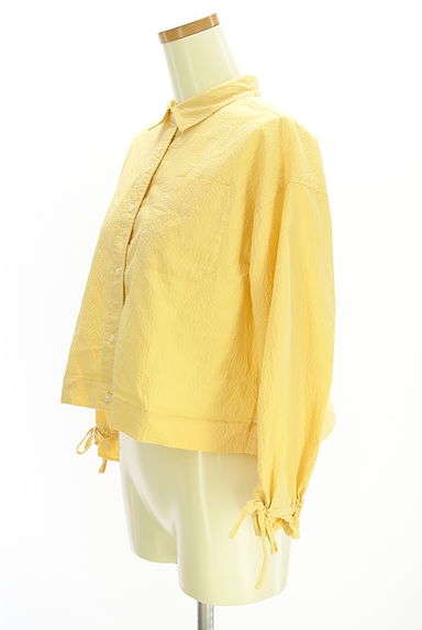 クリックで大画像表示 Samansa Mos2(サマンサモスモス)の古着「サッカーショートブラウス(ブラウス)」大画像3へ