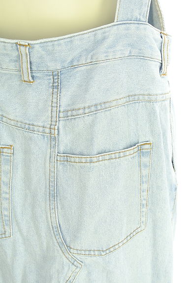 クリックで大画像表示 Samansa Mos2(サマンサモスモス)の古着「SM2 ミモレ丈デニムジャンパースカート(オーバーオール・サロペット)」大画像5へ