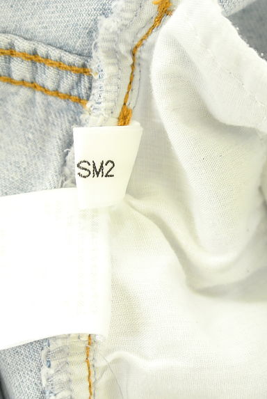 クリックで大画像表示 Samansa Mos2(サマンサモスモス)の古着「SM2 ミモレ丈デニムジャンパースカート(オーバーオール・サロペット)」大画像6へ