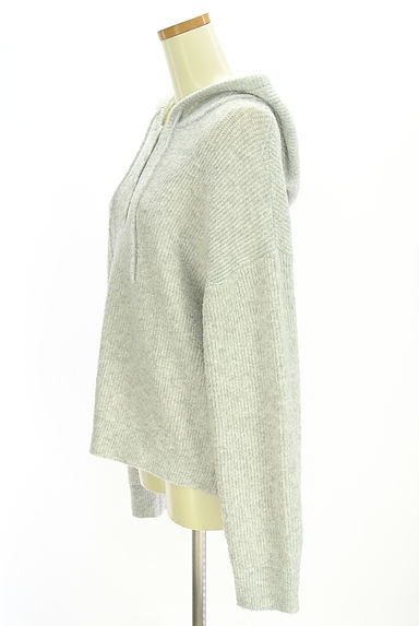 クリックで大画像表示 Samansa Mos2(サマンサモスモス)の古着「ニットパーカー(ニット)」大画像3へ