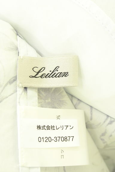 LEILIAN（レリアン）の古着「花柄シャツチュニック（ブラウス）」大画像６へ