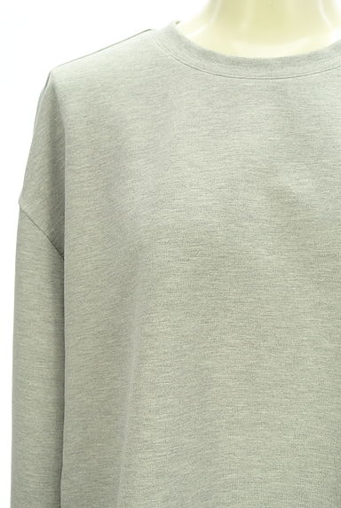 LEILIAN（レリアン）の古着「レイヤード風ストレッチトップス（カットソー・プルオーバー）」大画像４へ