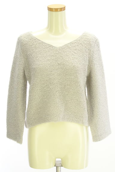 クリックで大画像表示 ROPE(ロペ)の古着「9分袖Vネックニット(ニット)」大画像1へ