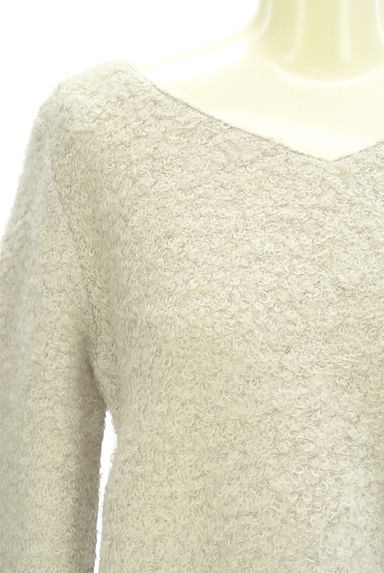 クリックで大画像表示 ROPE(ロペ)の古着「9分袖Vネックニット(ニット)」大画像4へ
