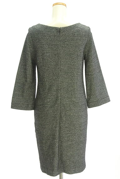 7-ID concept（セブンアイディーコンセプト）の古着「8分袖膝丈コクーンワンピース（ワンピース・チュニック）」大画像２へ