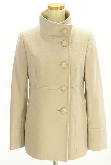 INDIVI（インディヴィ）の古着「アンゴラ混スタンドカラーコート（コート）」大画像１へ