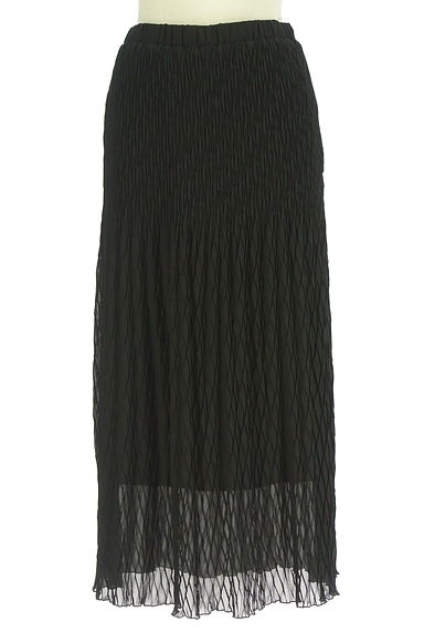 ROPE（ロペ）の古着「凹凸プリーツロングシアースカート（ロングスカート・マキシスカート）」大画像１へ