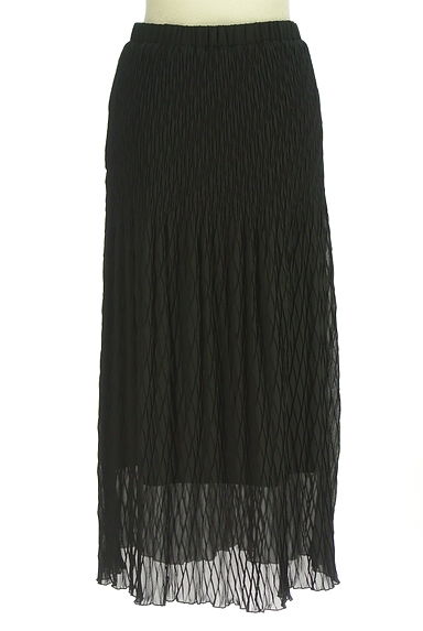 ROPE（ロペ）の古着「凹凸プリーツロングシアースカート（ロングスカート・マキシスカート）」大画像２へ