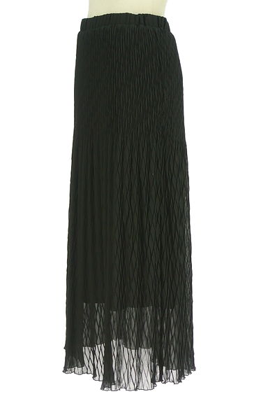 ROPE（ロペ）の古着「凹凸プリーツロングシアースカート（ロングスカート・マキシスカート）」大画像３へ
