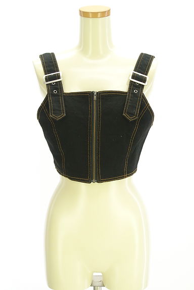 JEANASiS（ジーナシス）の古着「クロップドコットンビスチェ（カットソー・プルオーバー）」大画像１へ