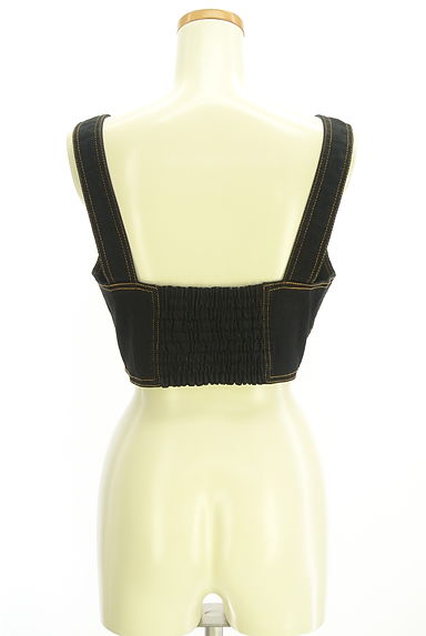 JEANASiS（ジーナシス）の古着「クロップドコットンビスチェ（カットソー・プルオーバー）」大画像２へ