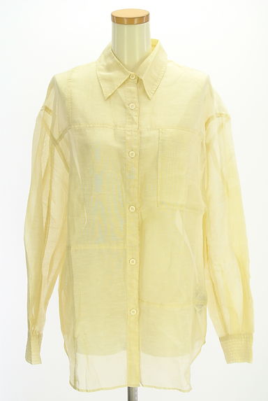 クリックで大画像表示 Ungrid(アングリッド)の古着「ランダム切替シアーシャツ(ブラウス)」大画像1へ