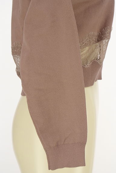 JILL by JILLSTUART（ジルバイジルスチュアート）の古着「裾レースニットカーディガン（カーディガン・ボレロ）」大画像５へ
