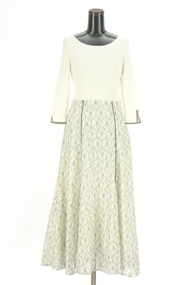 クリックで大画像表示 Apuweiser riche(アプワイザーリッシェ)の古着「ニット×レースロングワンピース(ワンピース・チュニック)」大画像1へ