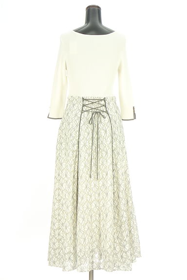 クリックで大画像表示 Apuweiser riche(アプワイザーリッシェ)の古着「ニット×レースロングワンピース(ワンピース・チュニック)」大画像2へ