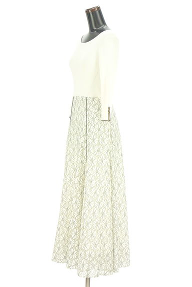 クリックで大画像表示 Apuweiser riche(アプワイザーリッシェ)の古着「ニット×レースロングワンピース(ワンピース・チュニック)」大画像3へ