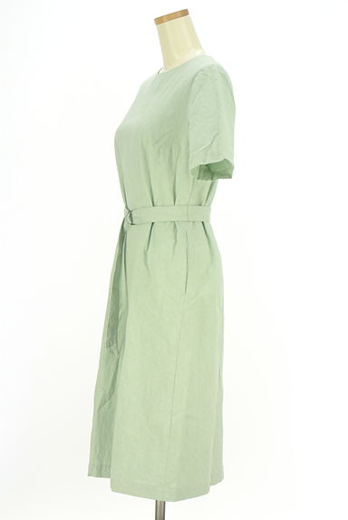 NEW YORKER（ニューヨーカー）の古着「ベルト付き花刺繍ミモレワンピース（ワンピース・チュニック）」大画像３へ