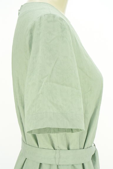 NEW YORKER（ニューヨーカー）の古着「ベルト付き花刺繍ミモレワンピース（ワンピース・チュニック）」大画像５へ