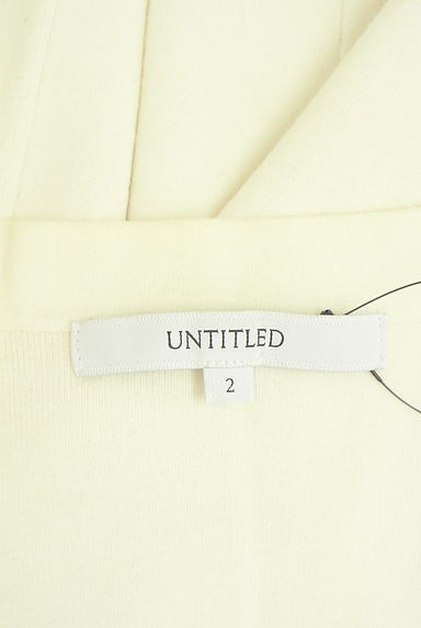 UNTITLED（アンタイトル）の古着「8分袖Vネックニット（ニット）」大画像６へ