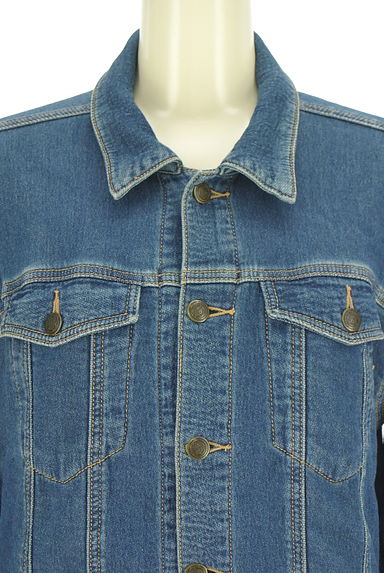 クリックで大画像表示 rienda(リエンダ)の古着「ストレッチデニムジャケット(ブルゾン・スタジャン)」大画像4へ