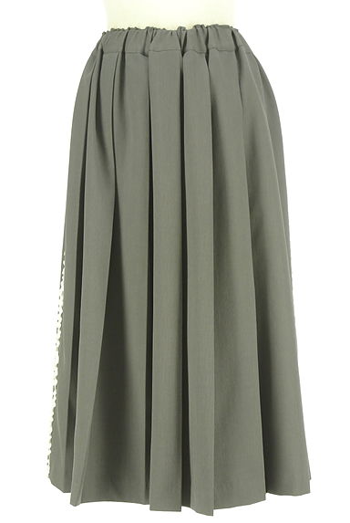 Samansa Mos2（サマンサモスモス）の古着「ehka sopo サイドフリルプリーツミモレスカート（スカート）」大画像１へ