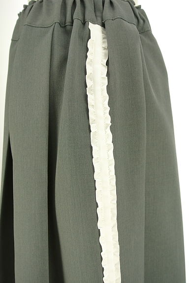 Samansa Mos2（サマンサモスモス）の古着「ehka sopo サイドフリルプリーツミモレスカート（スカート）」大画像５へ