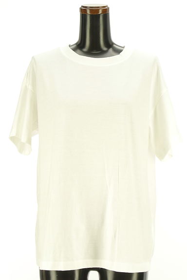 Samansa Mos2（サマンサモスモス）の古着「白Tシャツ+チェックキャミ（アンサンブル）」大画像５へ